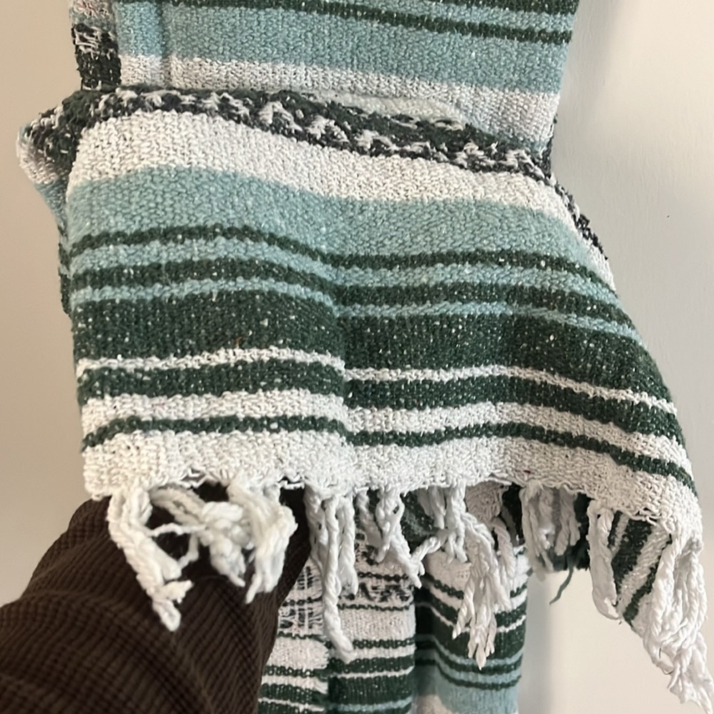 Earth Ragz Striped Blanket Falsa Mexico - Picture 2 of 6